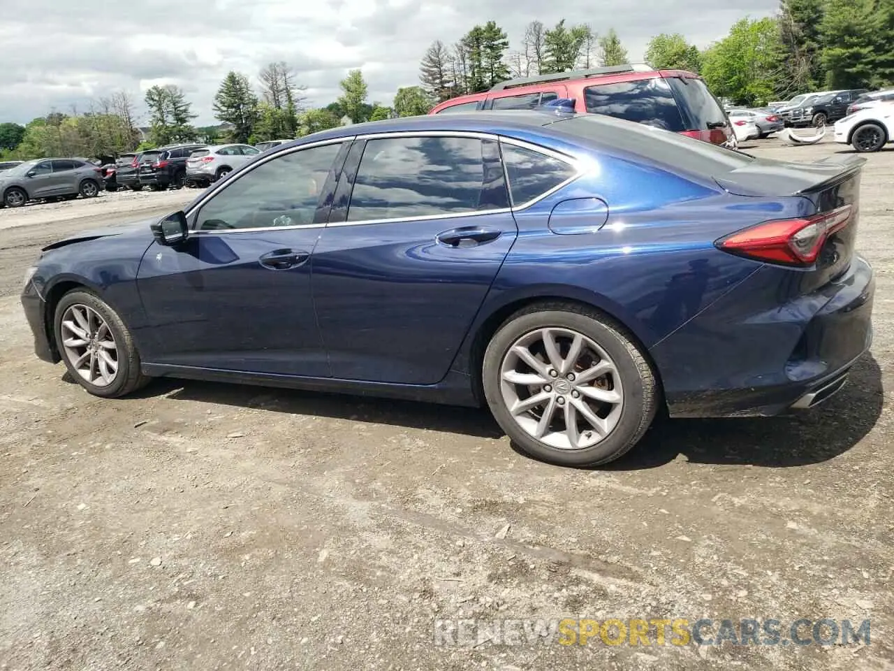 2 Photograph of a damaged car 19UUB5F35MA004394 ACURA TLX 2021