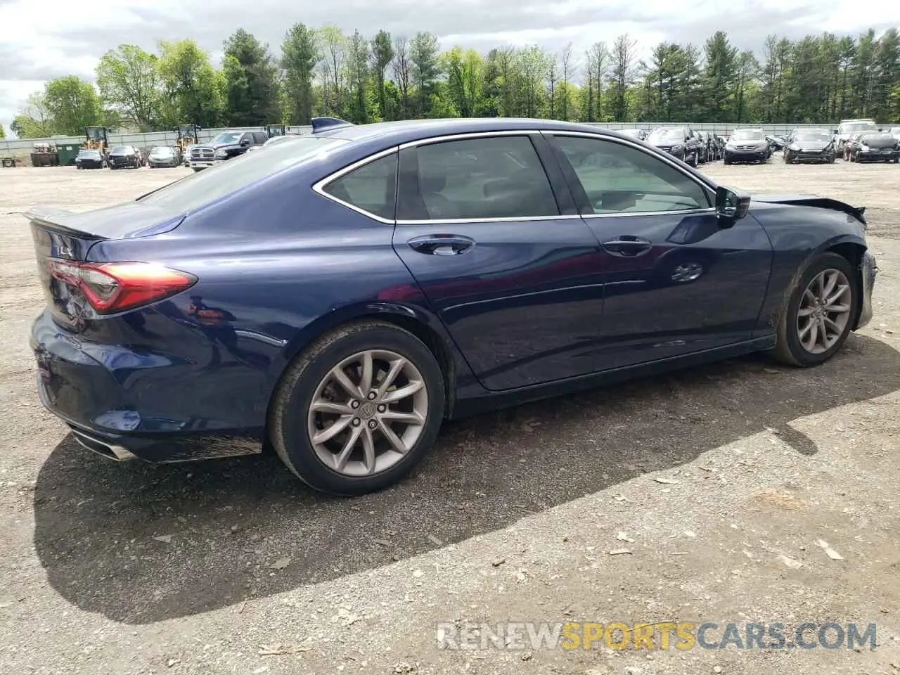 3 Photograph of a damaged car 19UUB5F35MA004394 ACURA TLX 2021