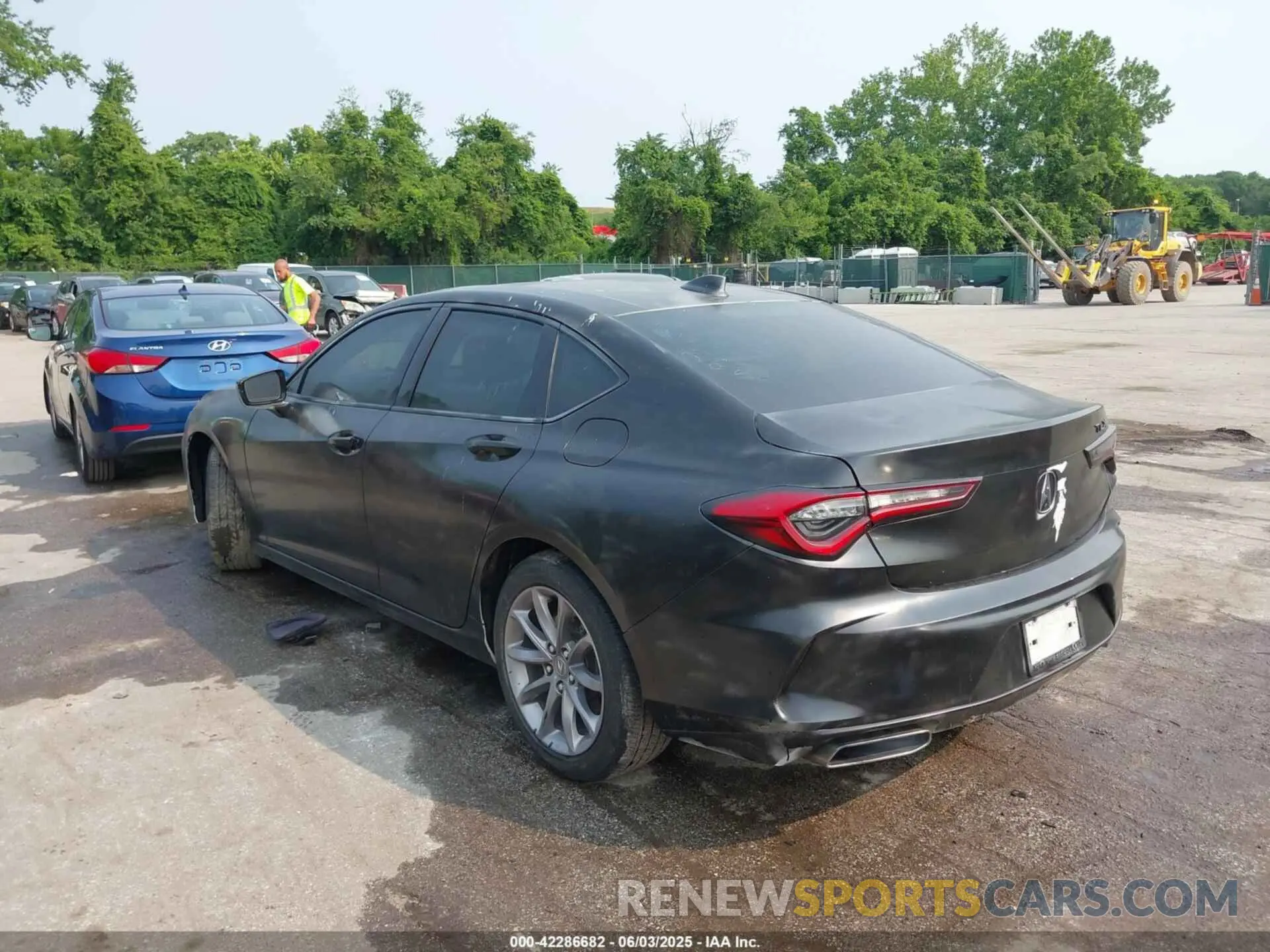 3 Photograph of a damaged car 19UUB5F36MA000807 ACURA TLX 2021