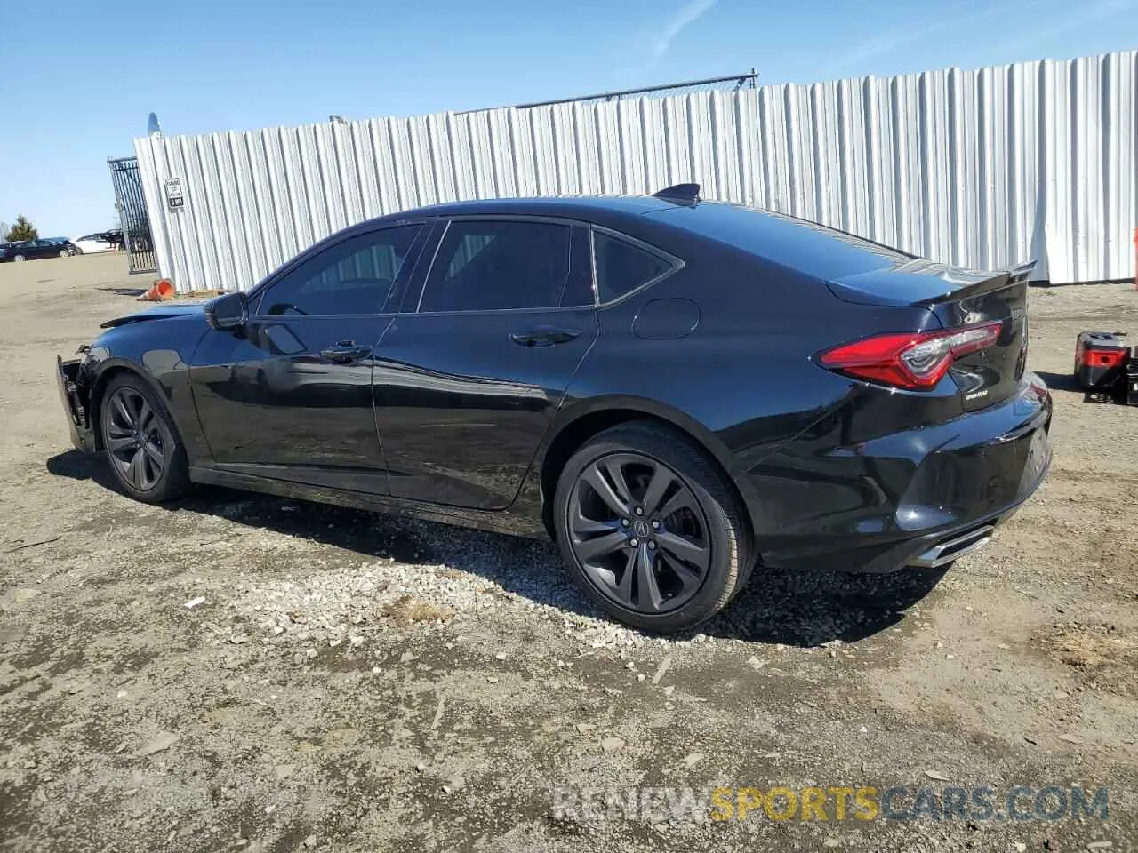 2 Photograph of a damaged car 19UUB5F37MA000363 ACURA TLX 2021