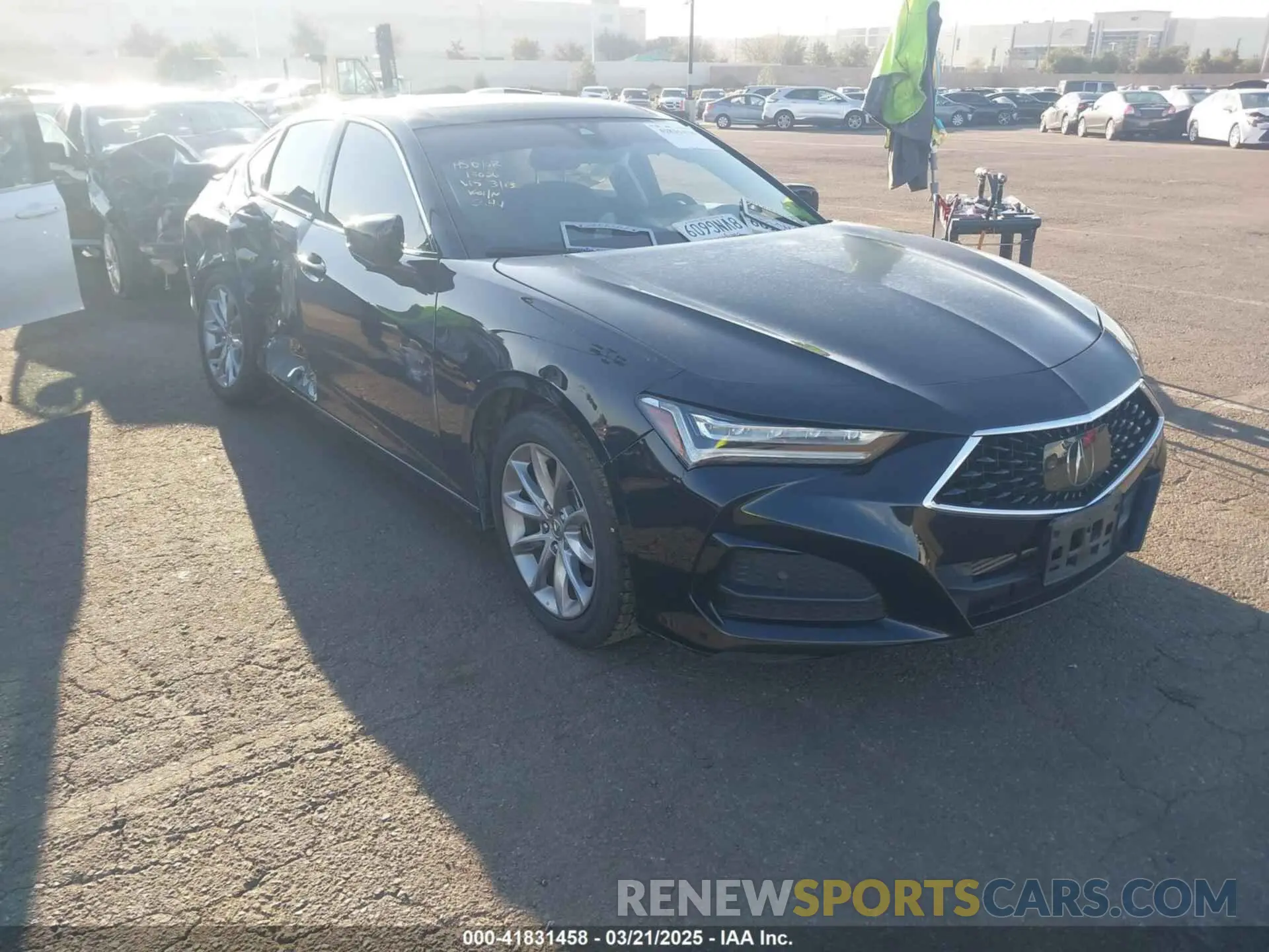 1 Photograph of a damaged car 19UUB5F39MA000381 ACURA TLX 2021
