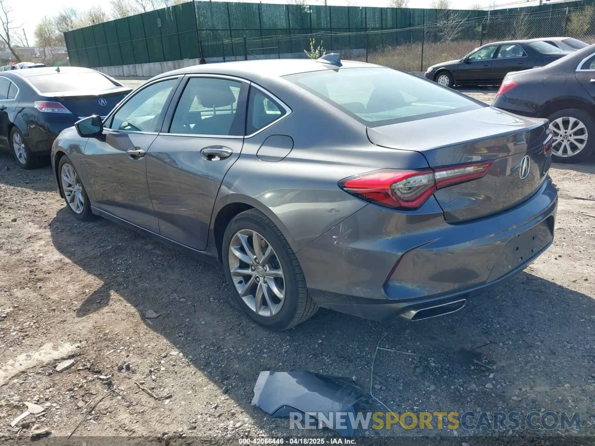 3 Photograph of a damaged car 19UUB5F39MA007413 ACURA TLX 2021