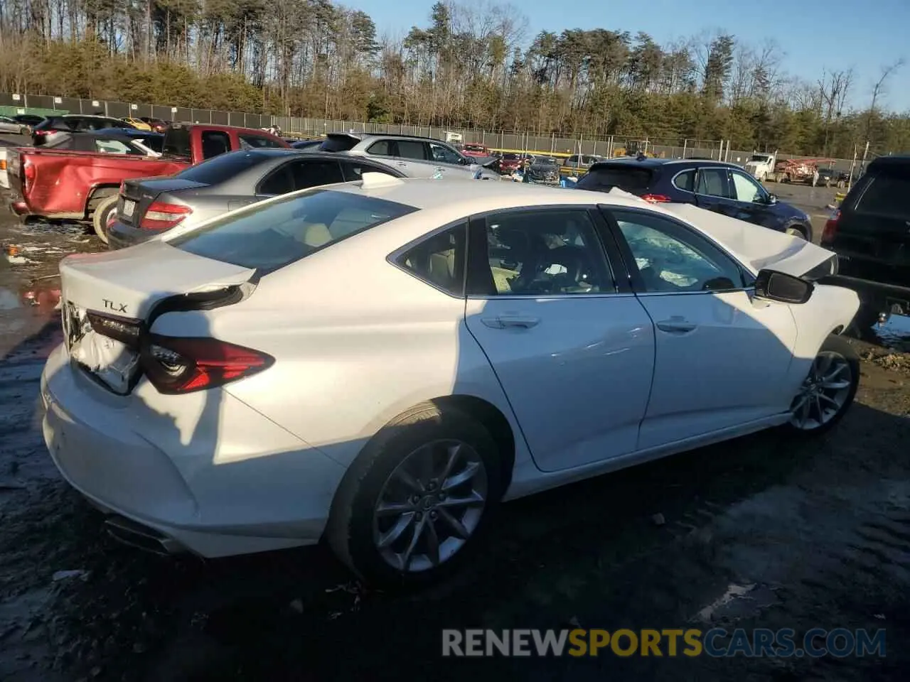 3 Photograph of a damaged car 19UUB5F39MA011428 ACURA TLX 2021