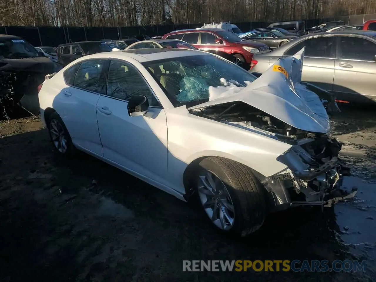4 Photograph of a damaged car 19UUB5F39MA011428 ACURA TLX 2021