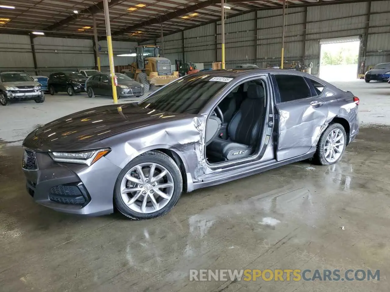 1 Photograph of a damaged car 19UUB5F39MA015107 ACURA TLX 2021