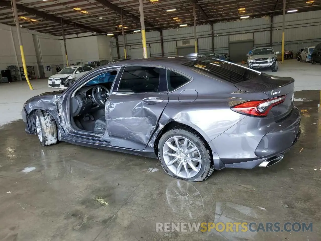2 Photograph of a damaged car 19UUB5F39MA015107 ACURA TLX 2021
