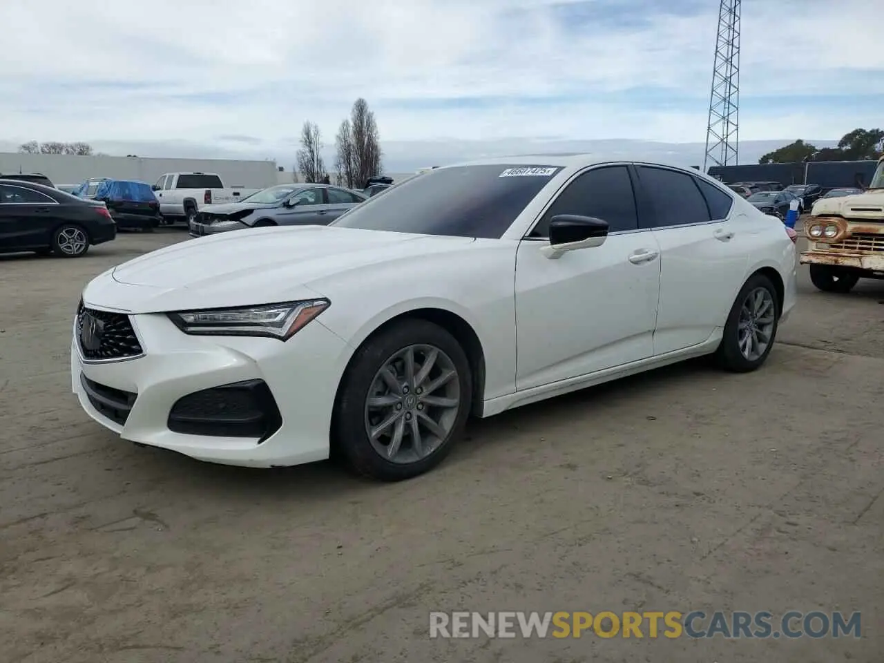 1 Photograph of a damaged car 19UUB5F3XMA002401 ACURA TLX 2021
