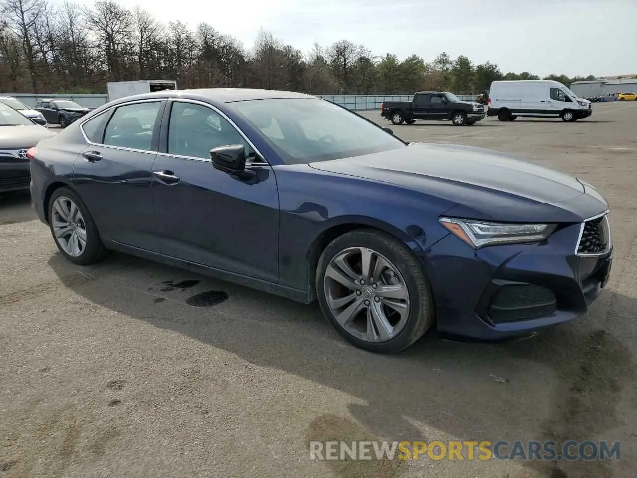 4 Photograph of a damaged car 19UUB5F40MA010760 ACURA TLX 2021
