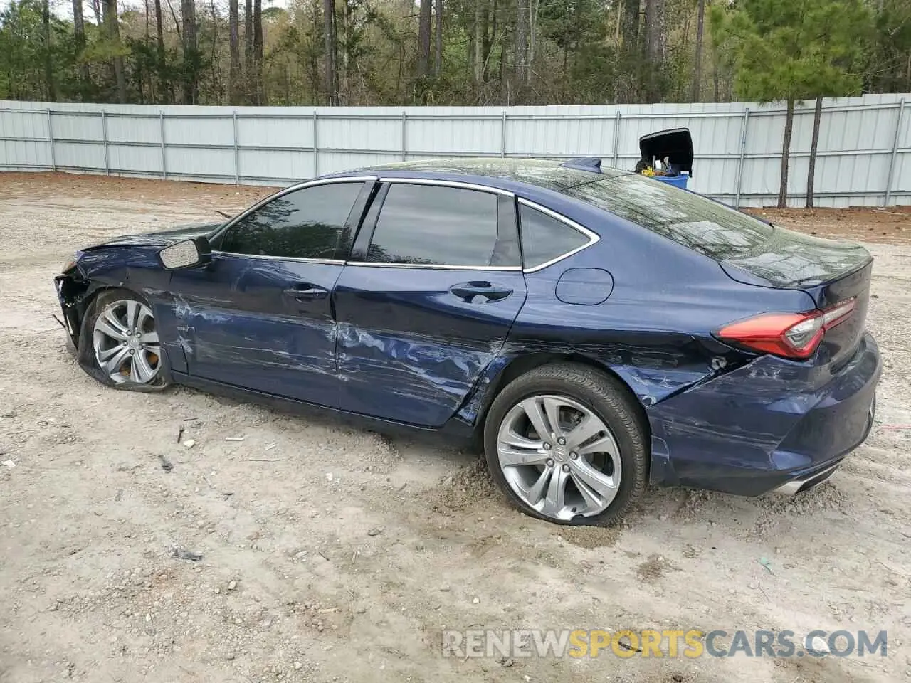2 Photograph of a damaged car 19UUB5F41MA004868 ACURA TLX 2021