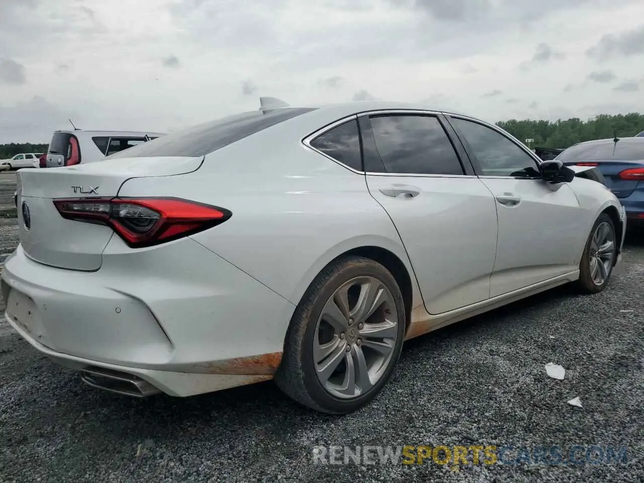 3 Photograph of a damaged car 19UUB5F41MA008113 ACURA TLX 2021