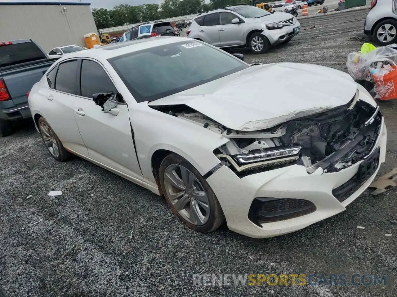 4 Photograph of a damaged car 19UUB5F41MA008113 ACURA TLX 2021