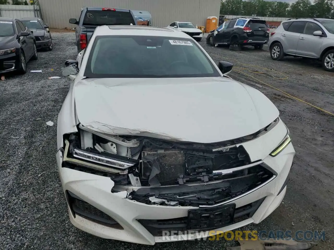 5 Photograph of a damaged car 19UUB5F41MA008113 ACURA TLX 2021