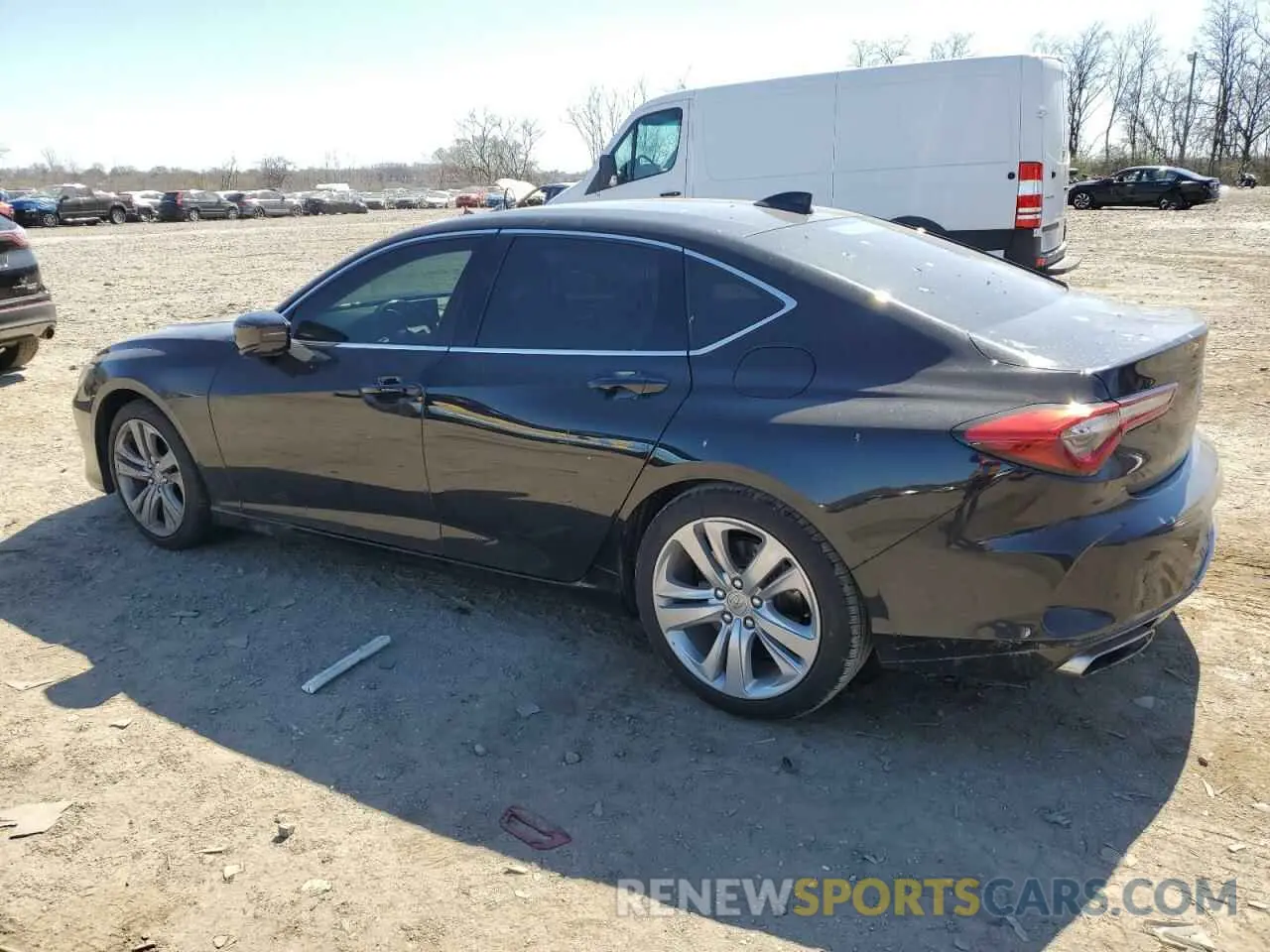 2 Photograph of a damaged car 19UUB5F42MA005804 ACURA TLX 2021