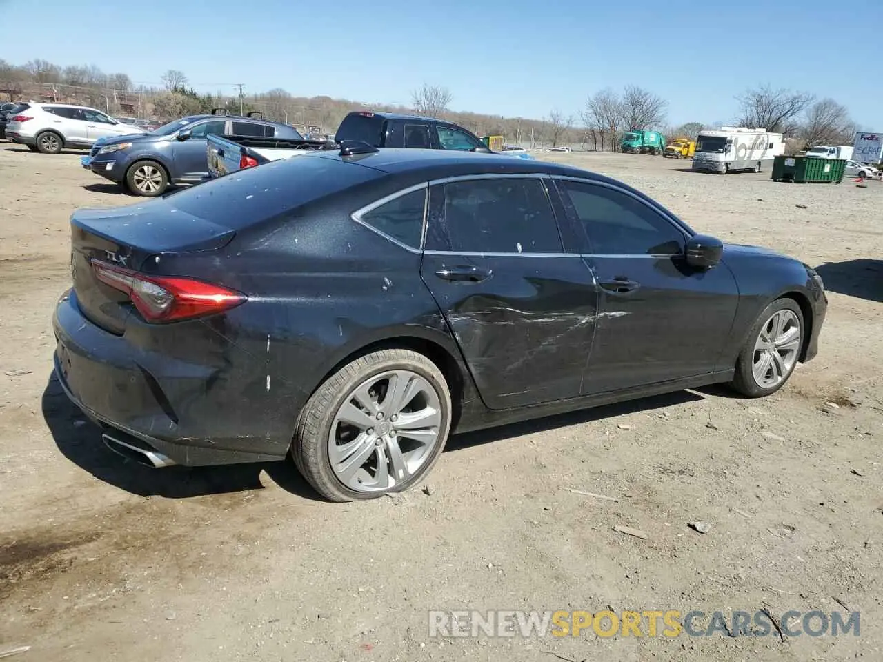 3 Photograph of a damaged car 19UUB5F42MA005804 ACURA TLX 2021