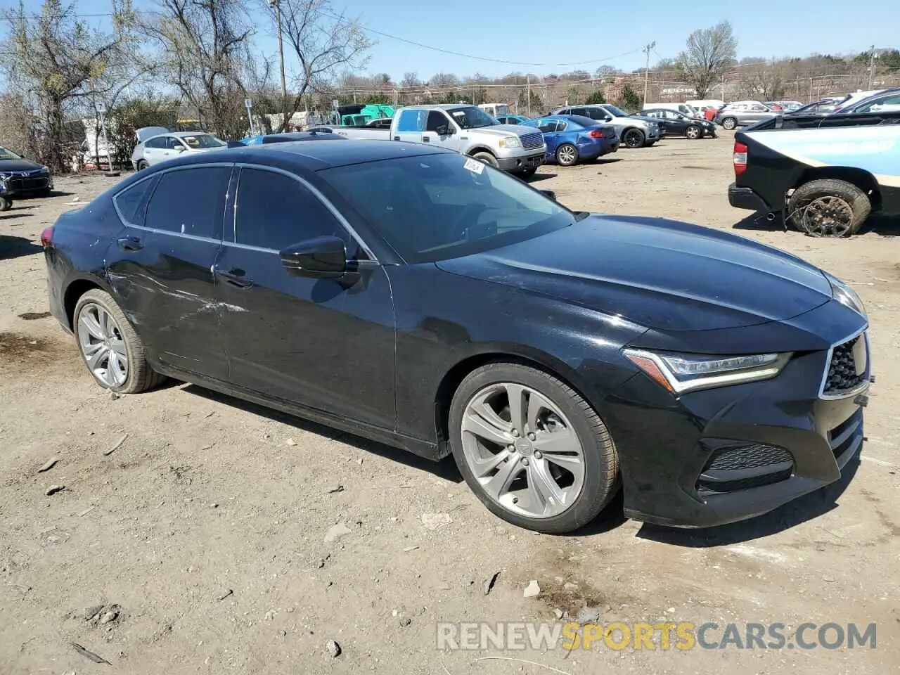 4 Photograph of a damaged car 19UUB5F42MA005804 ACURA TLX 2021