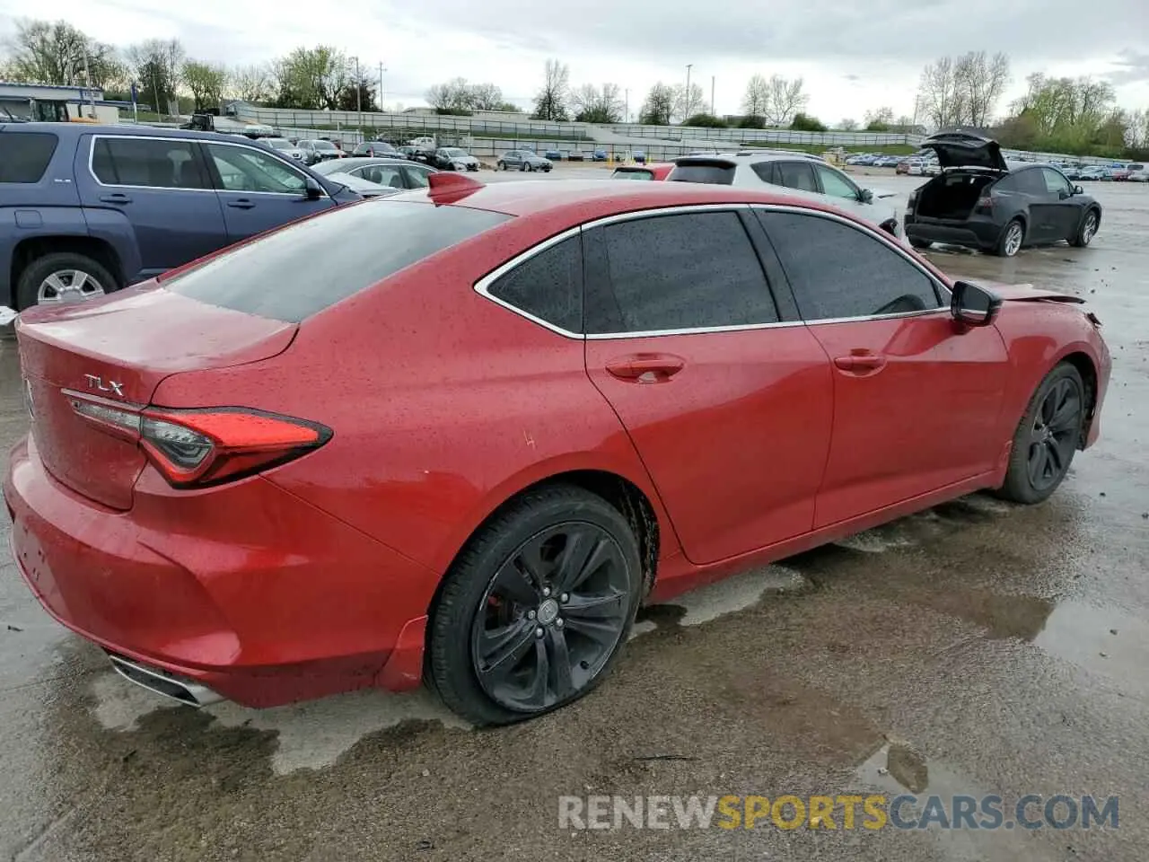 3 Photograph of a damaged car 19UUB5F42MA008752 ACURA TLX 2021