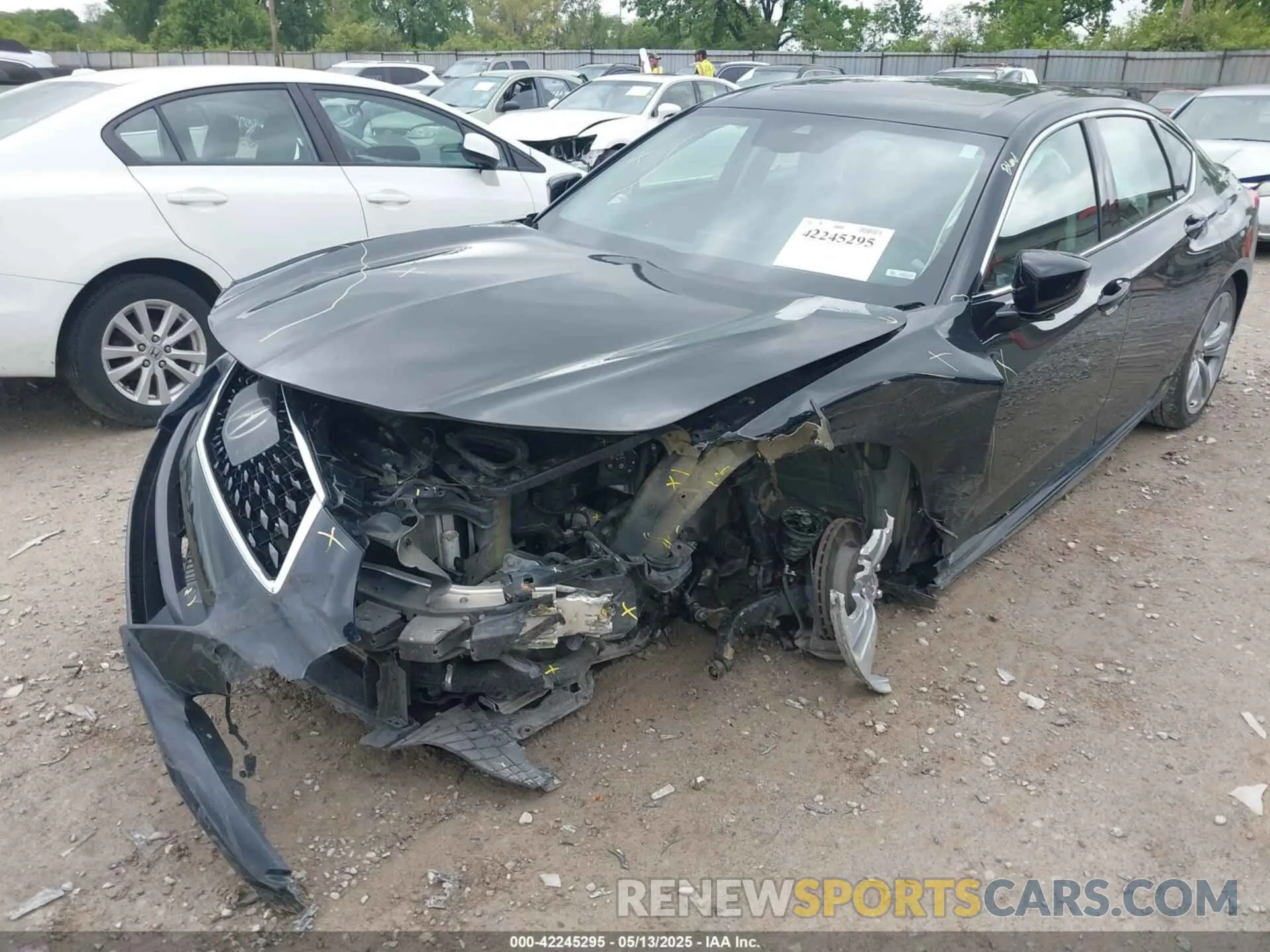 6 Photograph of a damaged car 19UUB5F42MA009559 ACURA TLX 2021