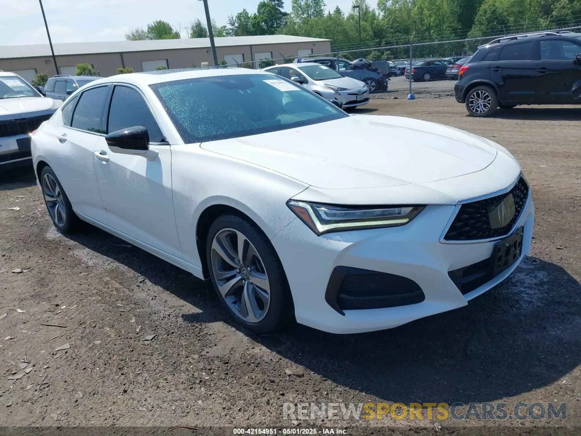1 Photograph of a damaged car 19UUB5F42MA012008 ACURA TLX 2021