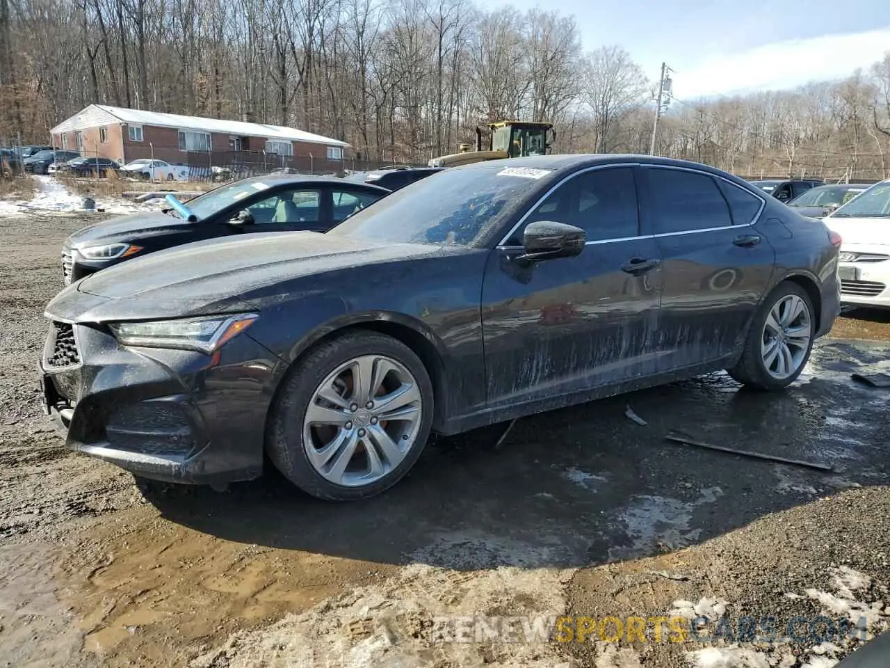 1 Photograph of a damaged car 19UUB5F43MA015175 ACURA TLX 2021