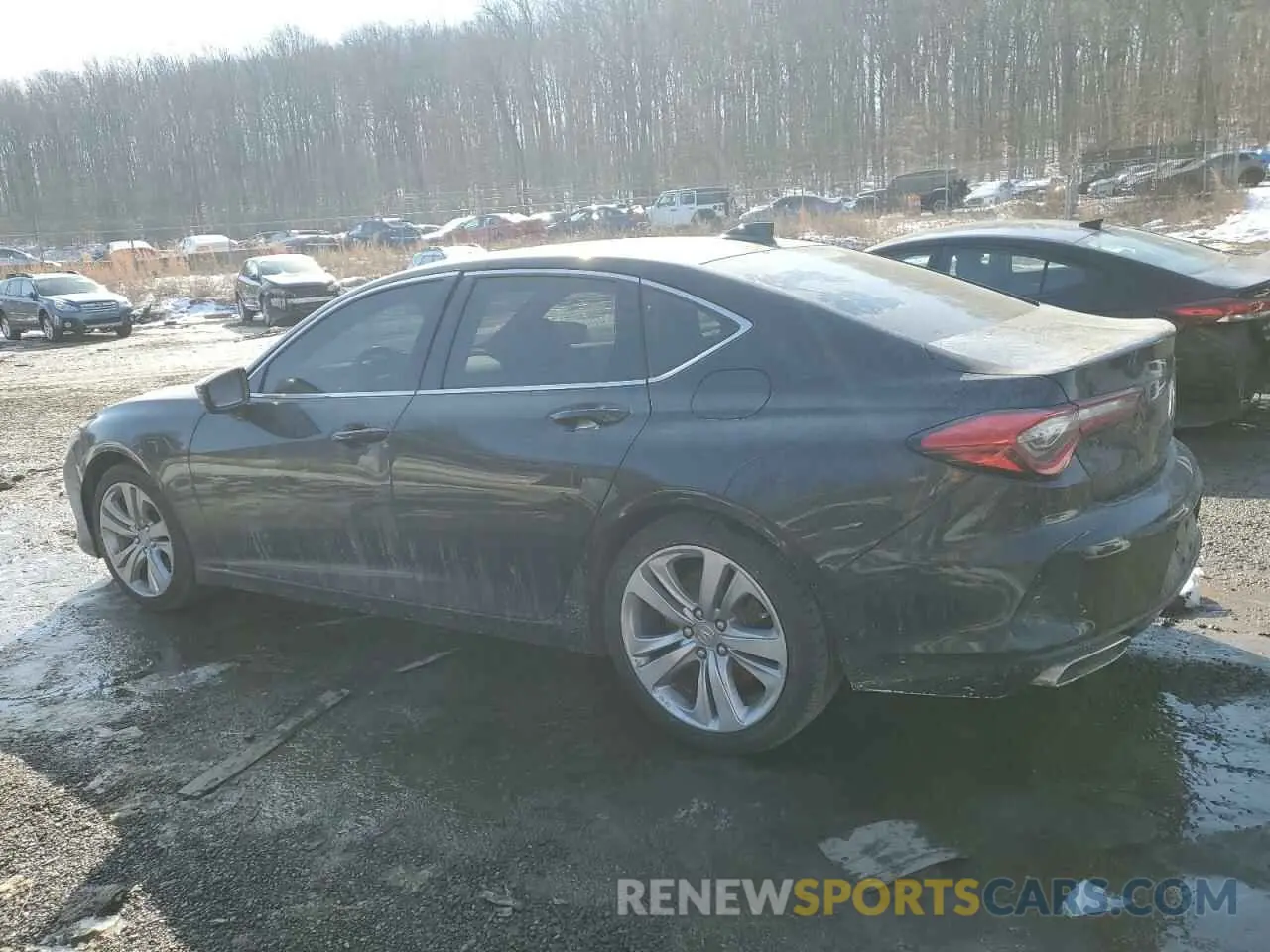 2 Photograph of a damaged car 19UUB5F43MA015175 ACURA TLX 2021
