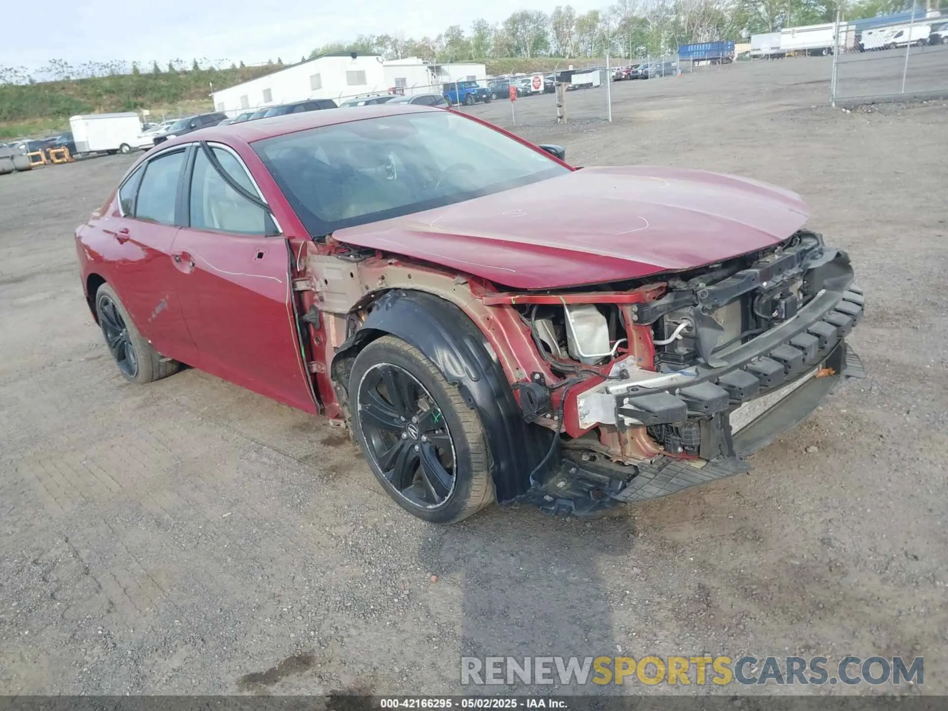 1 Photograph of a damaged car 19UUB5F44MA012074 ACURA TLX 2021