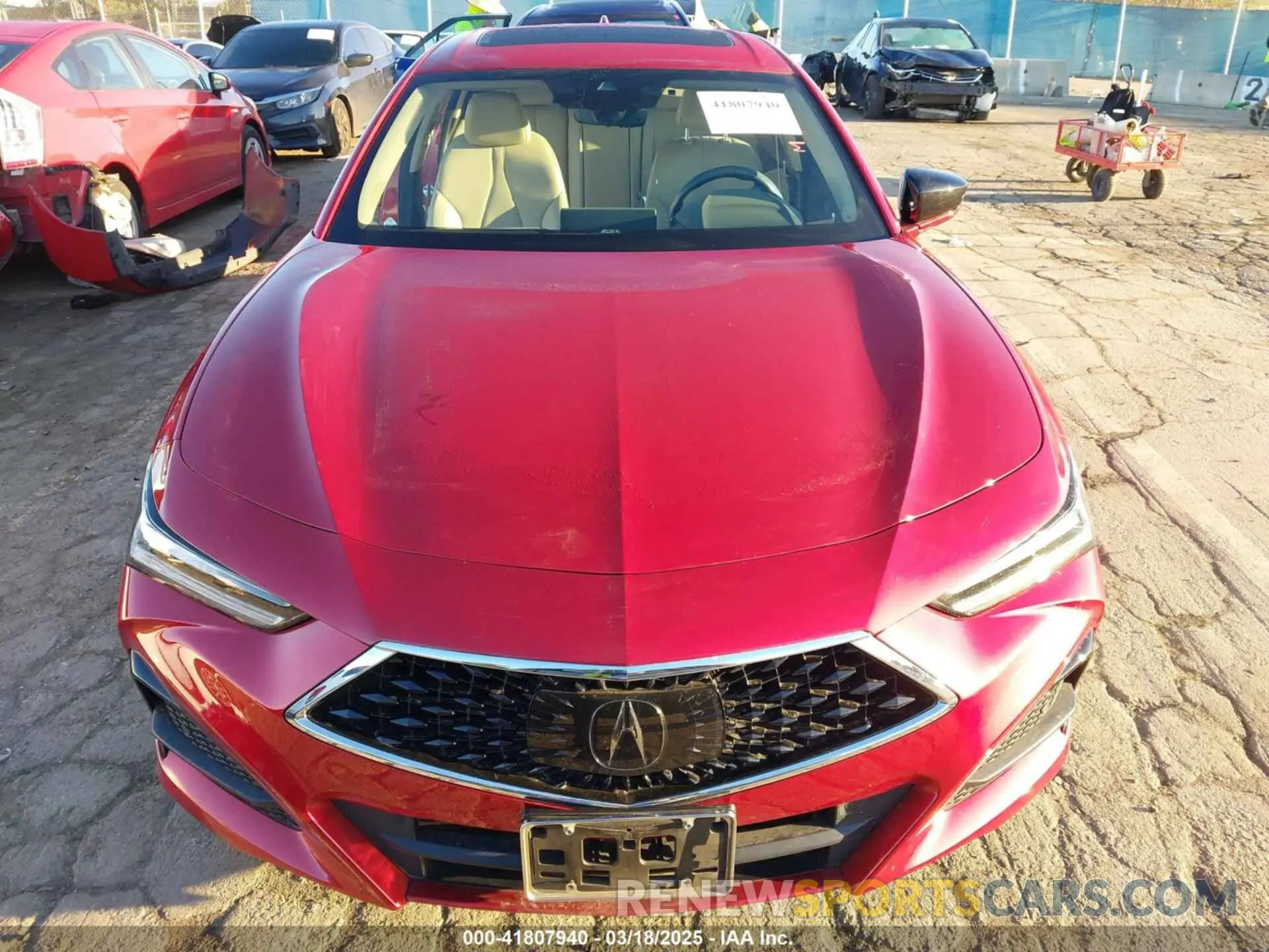 13 Фотография поврежденного автомобиля 19UUB5F45MA012066 ACURA TLX 2021