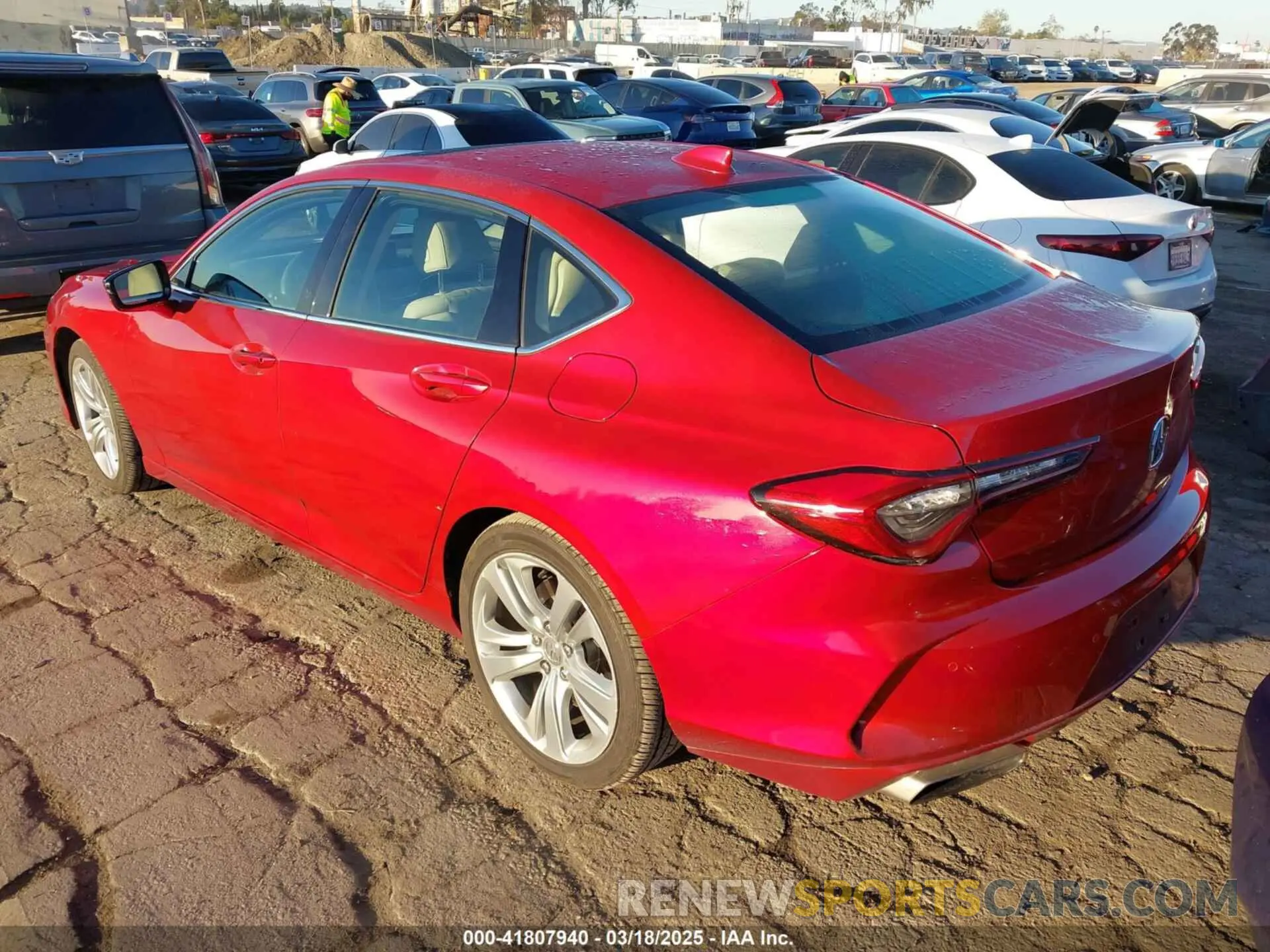 3 Фотография поврежденного автомобиля 19UUB5F45MA012066 ACURA TLX 2021