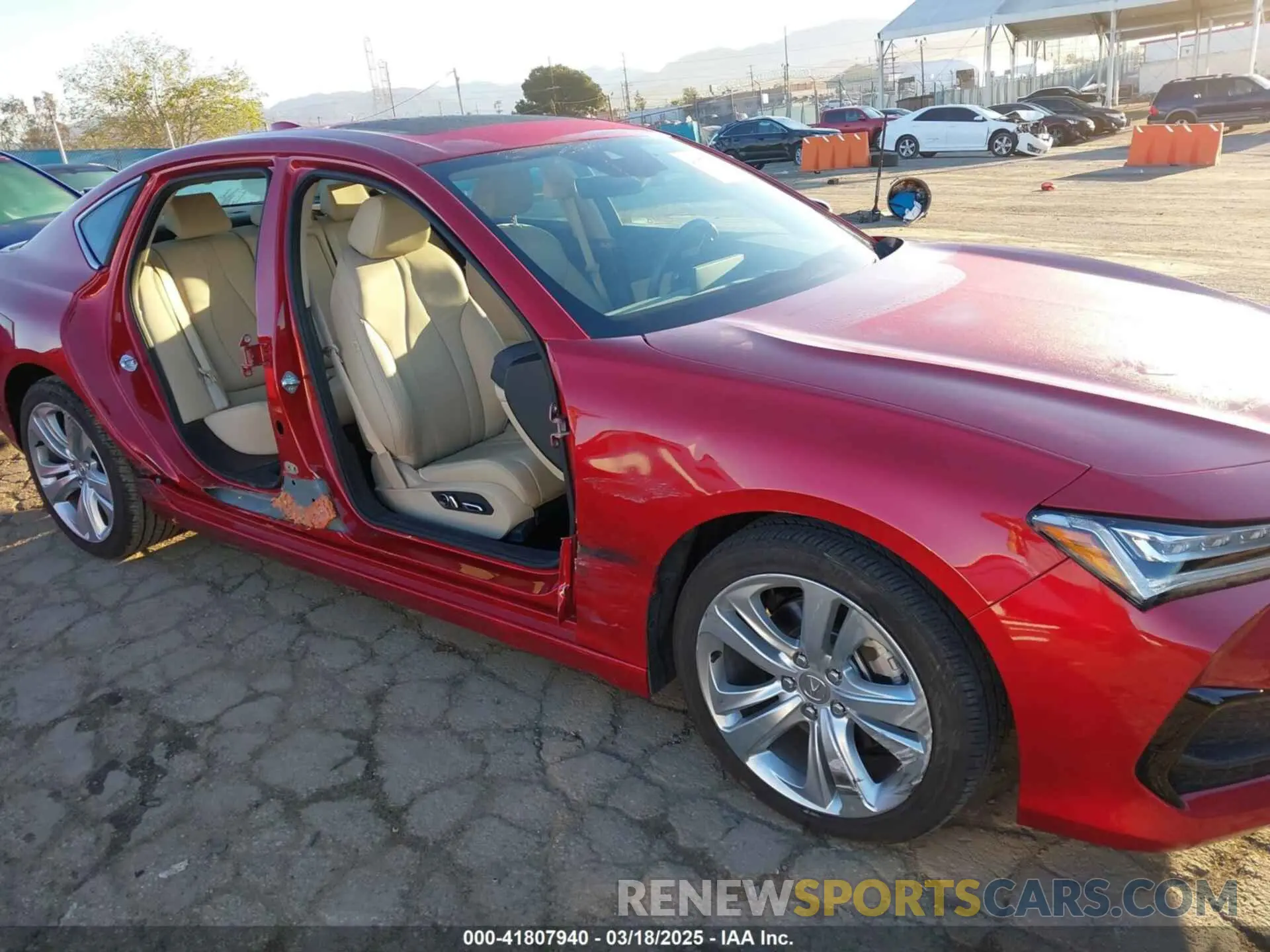6 Фотография поврежденного автомобиля 19UUB5F45MA012066 ACURA TLX 2021