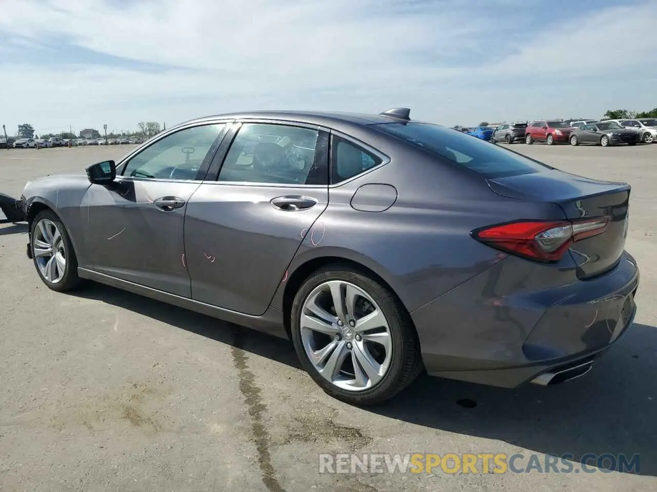 2 Photograph of a damaged car 19UUB5F46MA007605 ACURA TLX 2021