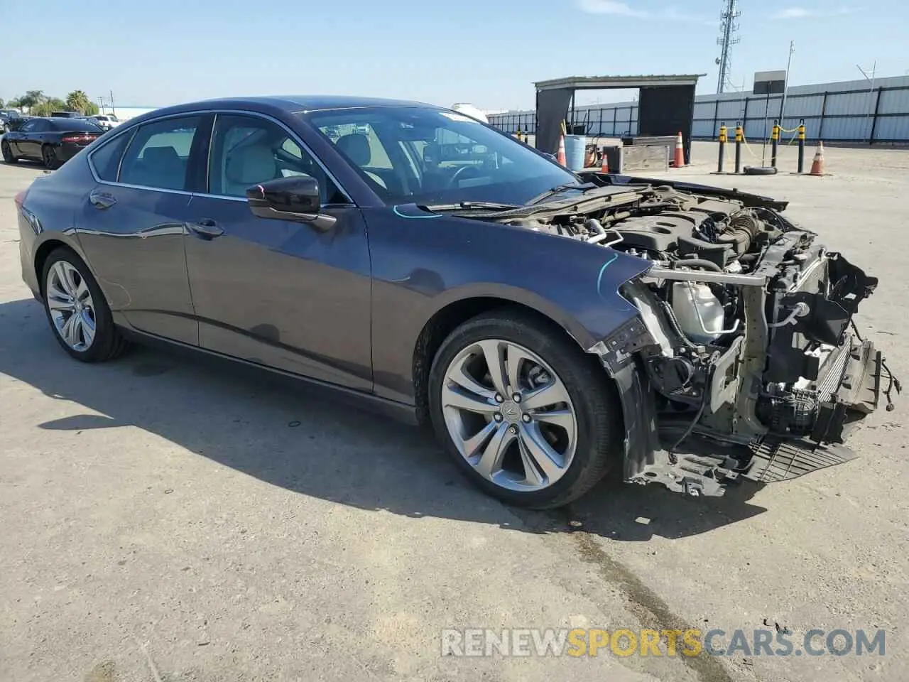 4 Photograph of a damaged car 19UUB5F46MA007605 ACURA TLX 2021