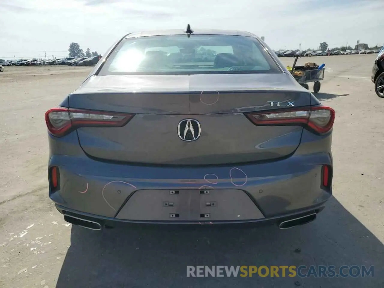 6 Photograph of a damaged car 19UUB5F46MA007605 ACURA TLX 2021
