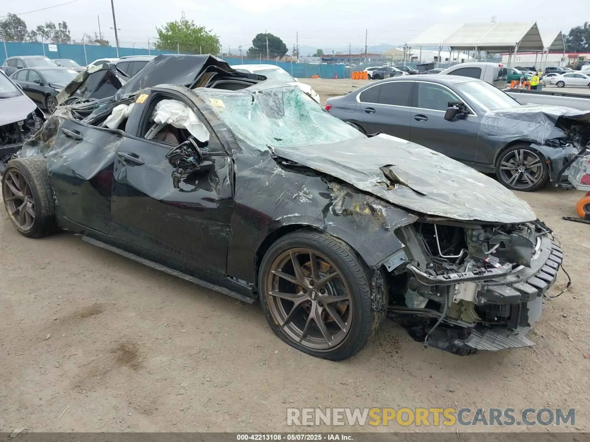 1 Photograph of a damaged car 19UUB5F46MA010200 ACURA TLX 2021