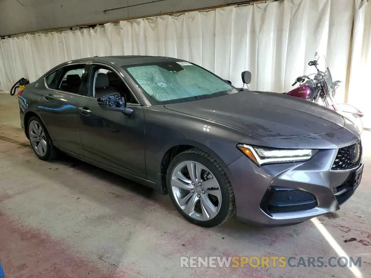 4 Фотография поврежденного автомобиля 19UUB5F47MA002851 ACURA TLX 2021