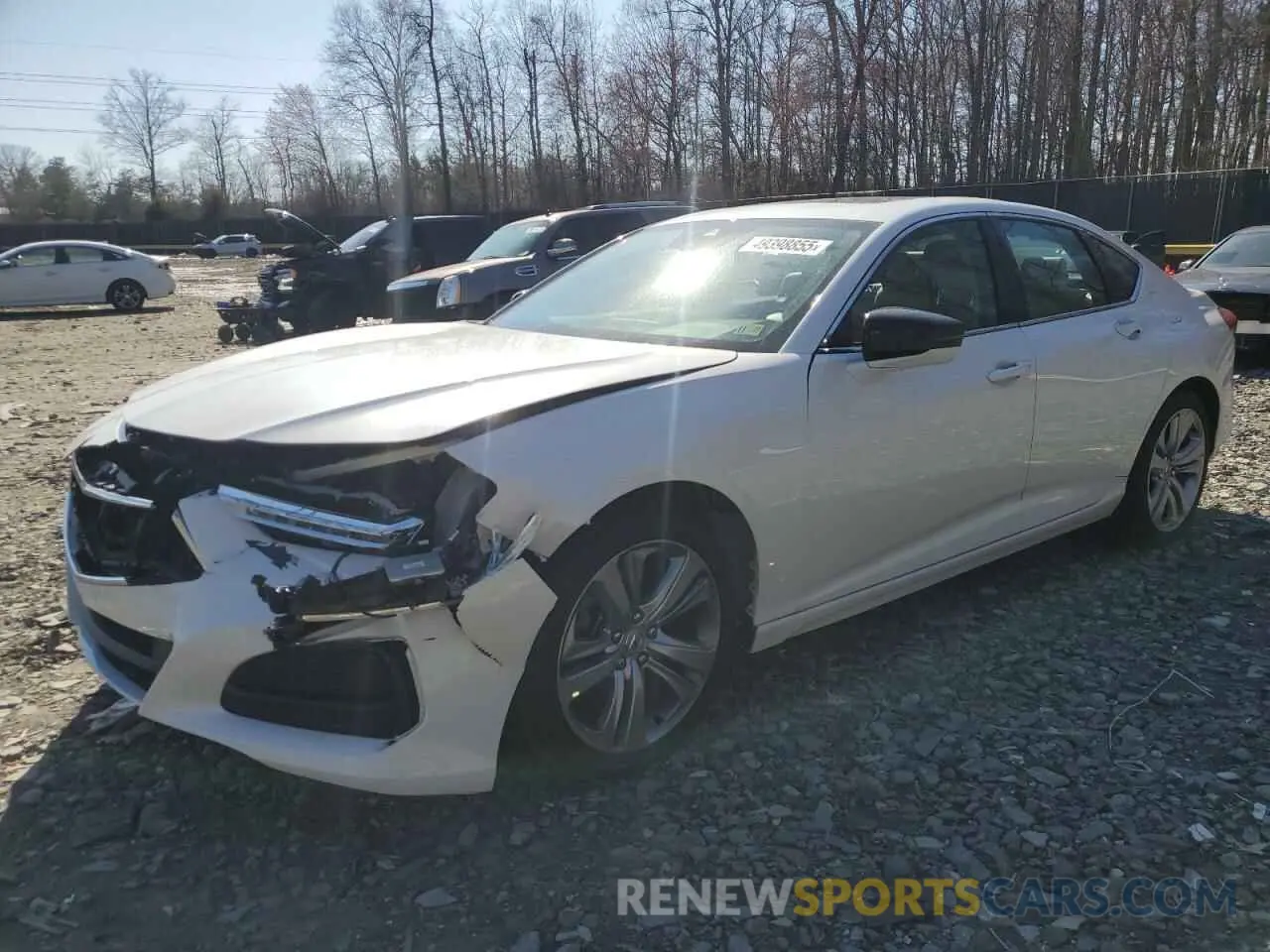 1 Photograph of a damaged car 19UUB5F48MA006715 ACURA TLX 2021