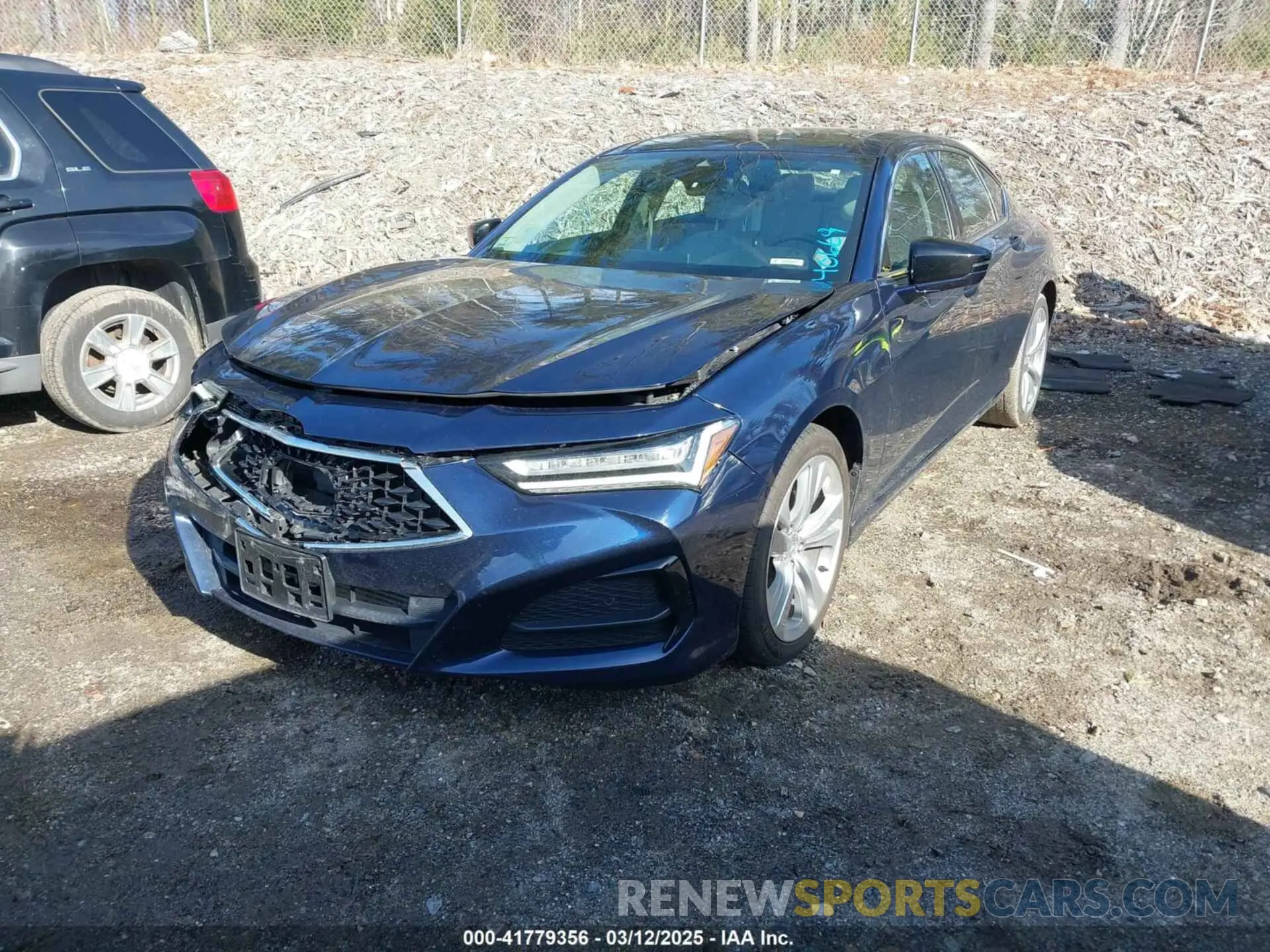 2 Photograph of a damaged car 19UUB5F48MA010750 ACURA TLX 2021