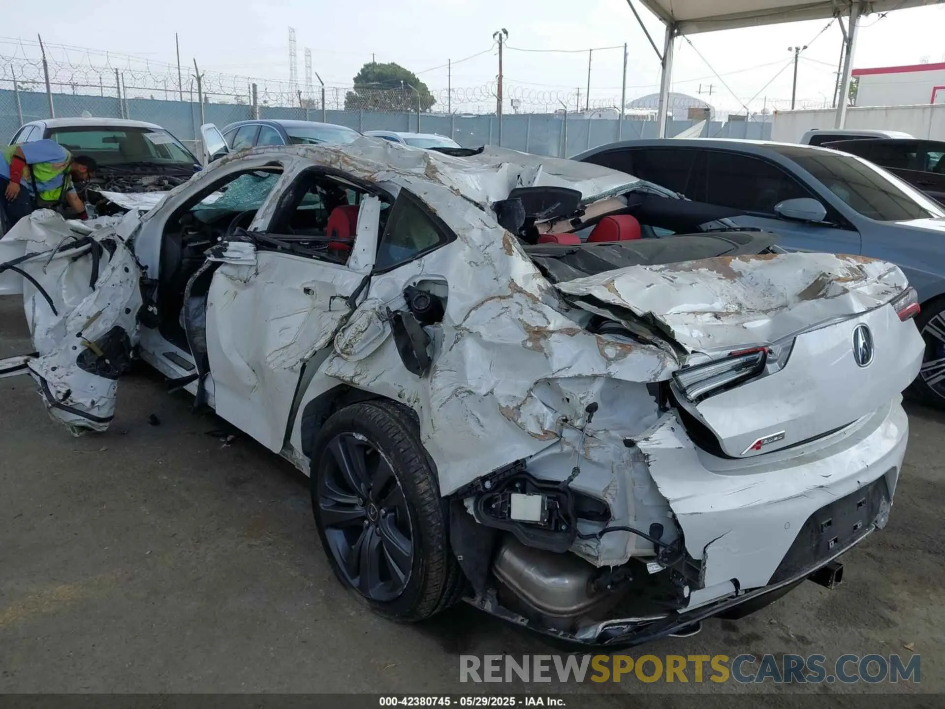 3 Photograph of a damaged car 19UUB5F51MA017032 ACURA TLX 2021
