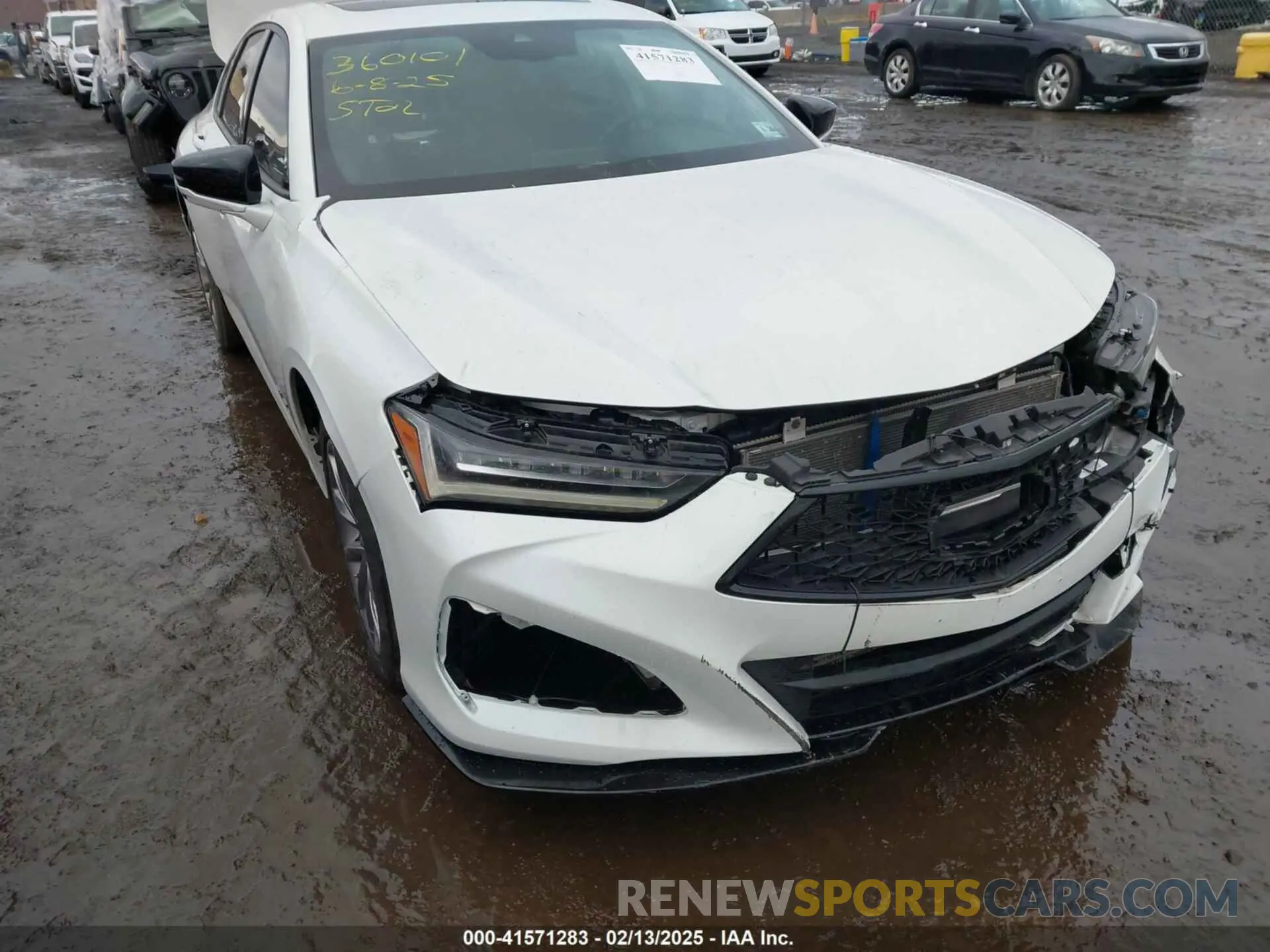 17 Photograph of a damaged car 19UUB5F53MA012897 ACURA TLX 2021