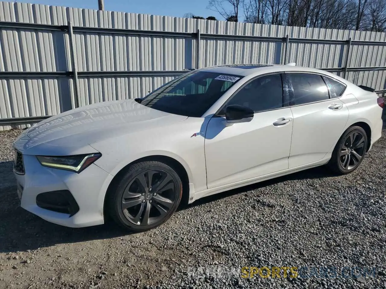 1 Photograph of a damaged car 19UUB5F53MA013676 ACURA TLX 2021