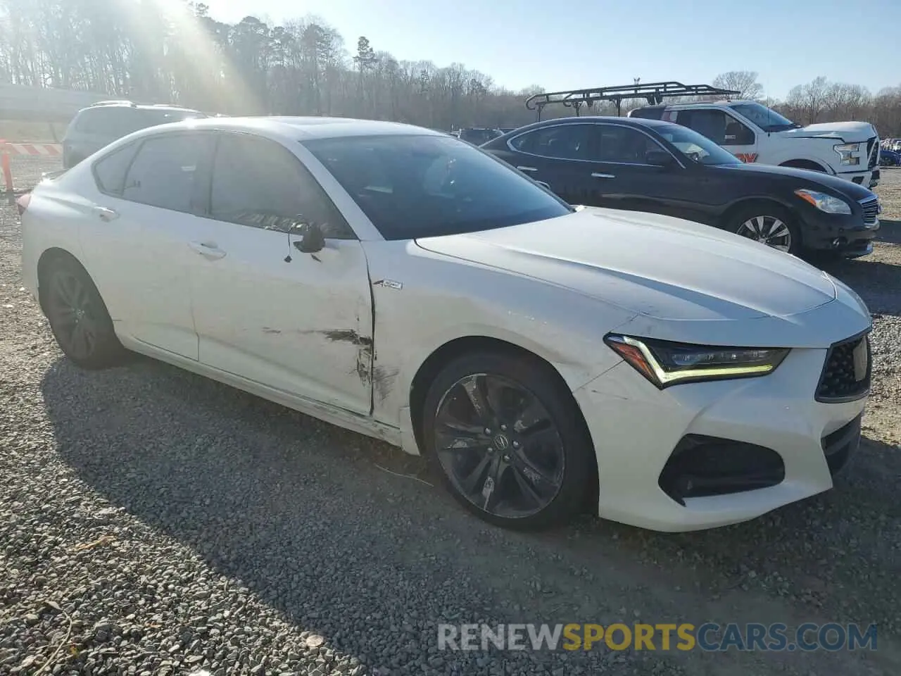 4 Photograph of a damaged car 19UUB5F53MA013676 ACURA TLX 2021