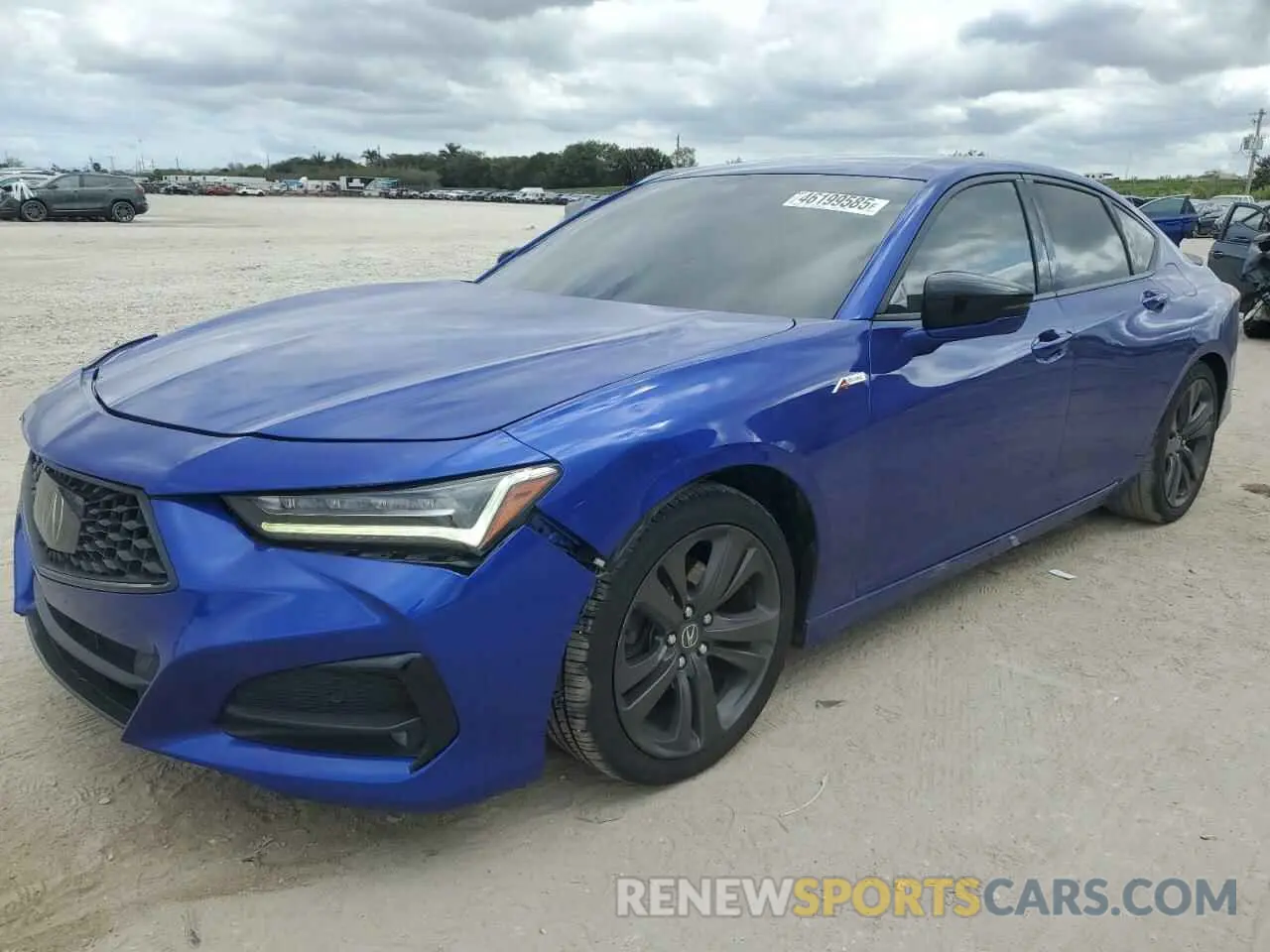1 Photograph of a damaged car 19UUB5F56MA004051 ACURA TLX 2021
