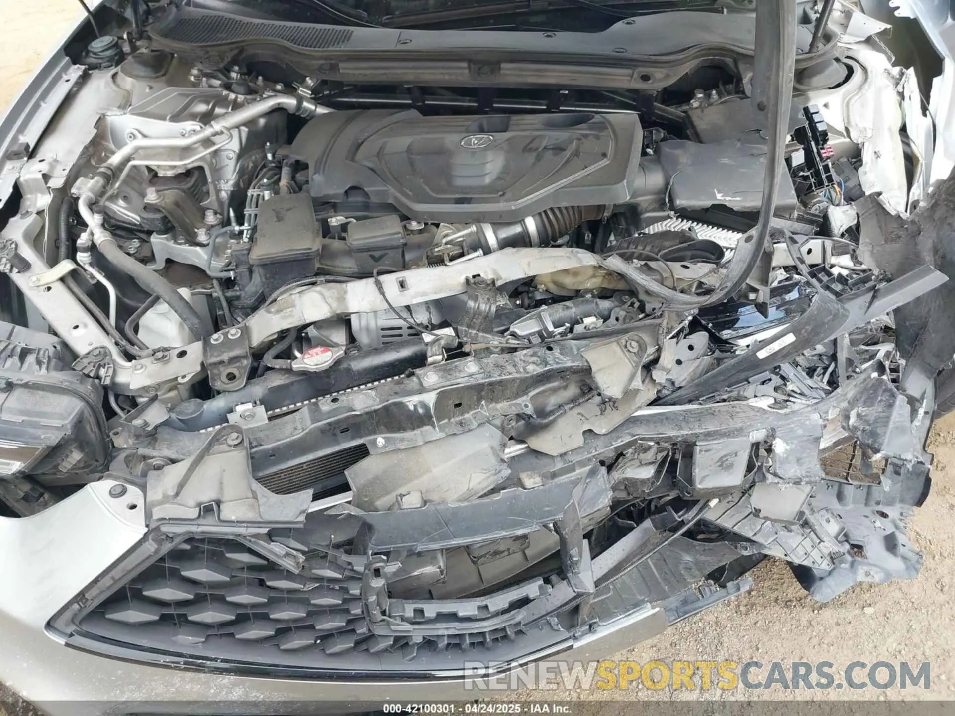 10 Photograph of a damaged car 19UUB5F56MA012408 ACURA TLX 2021