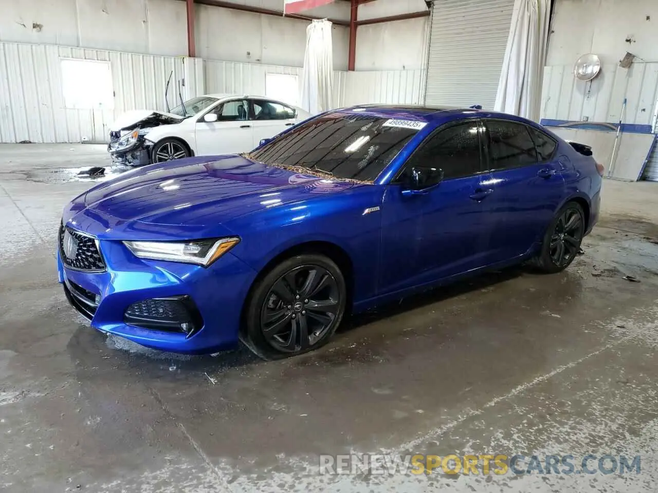 1 Photograph of a damaged car 19UUB5F58MA003421 ACURA TLX 2021