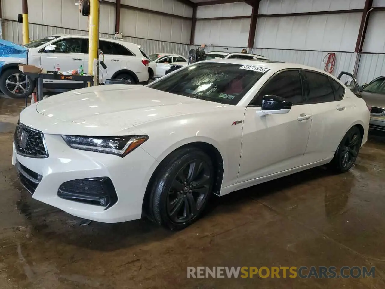 1 Photograph of a damaged car 19UUB5F58MA013687 ACURA TLX 2021