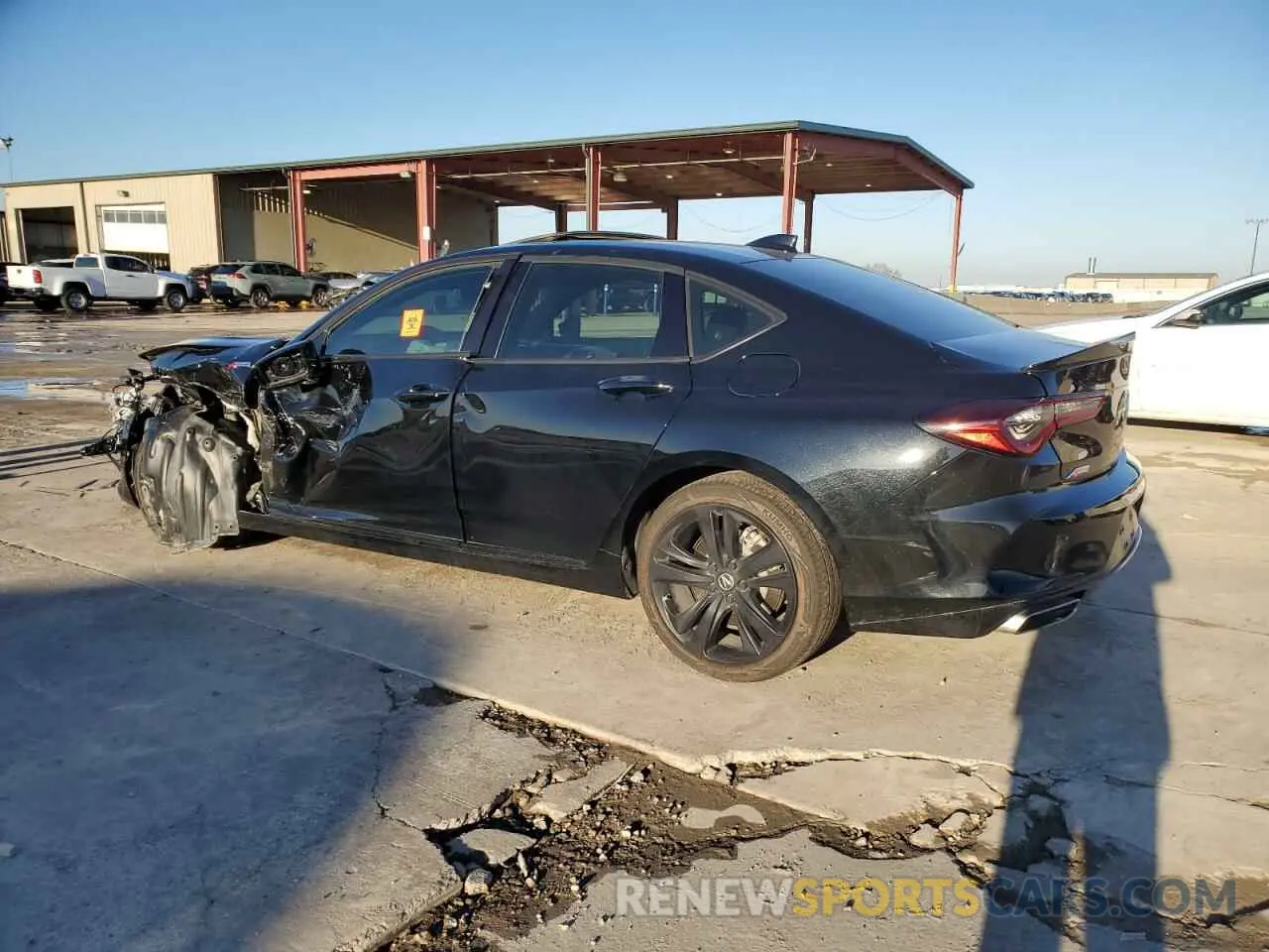 2 Photograph of a damaged car 19UUB5F59MA000091 ACURA TLX 2021