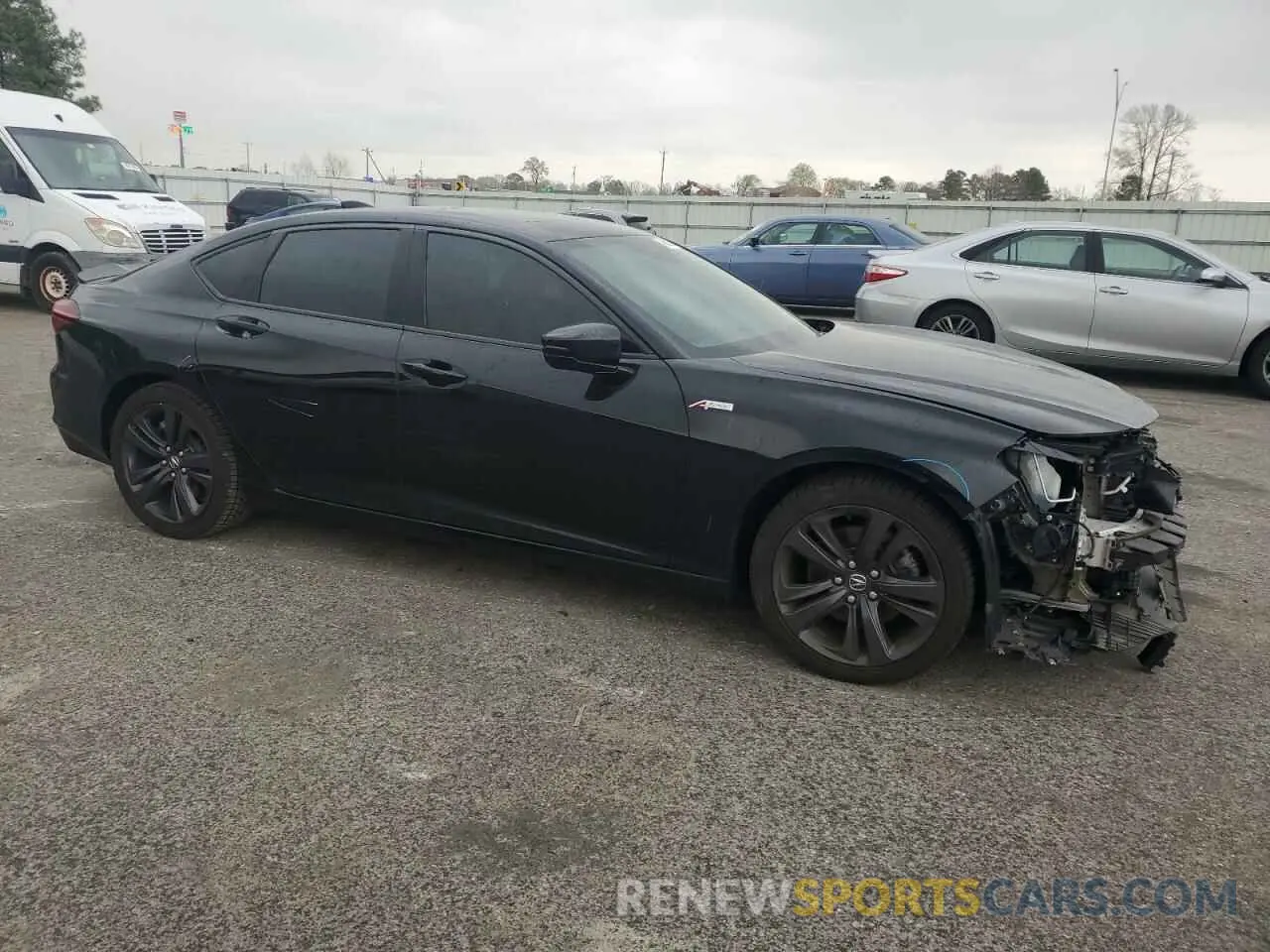 4 Photograph of a damaged car 19UUB5F59MA003282 ACURA TLX 2021