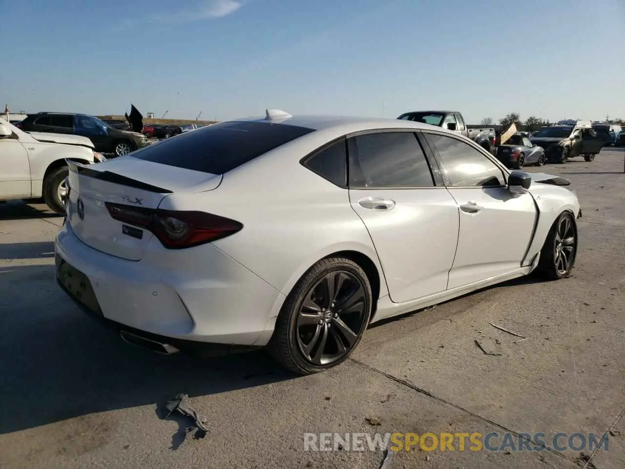 3 Photograph of a damaged car 19UUB5F59MA003377 ACURA TLX 2021