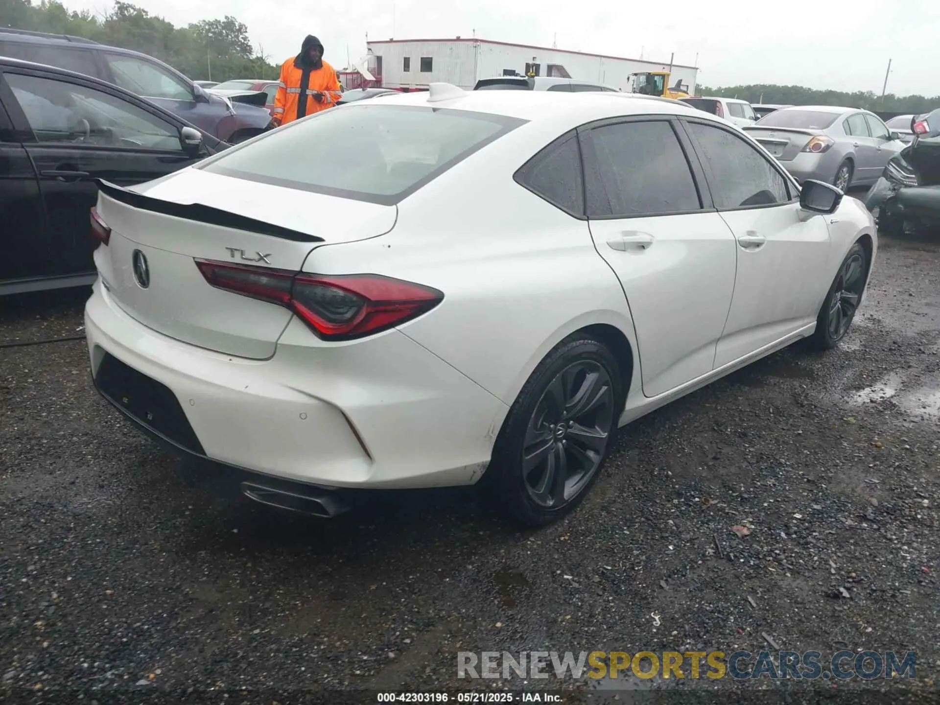 4 Фотография поврежденного автомобиля 19UUB5F59MA010796 ACURA TLX 2021