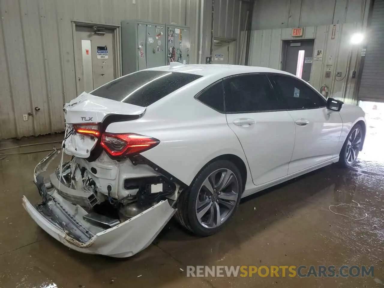 3 Photograph of a damaged car 19UUB5F60MA000909 ACURA TLX 2021