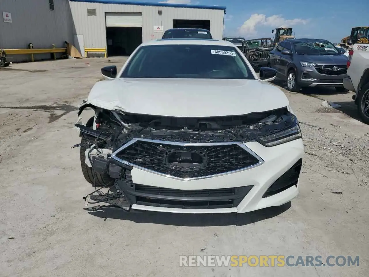 5 Photograph of a damaged car 19UUB5F60MA007911 ACURA TLX 2021
