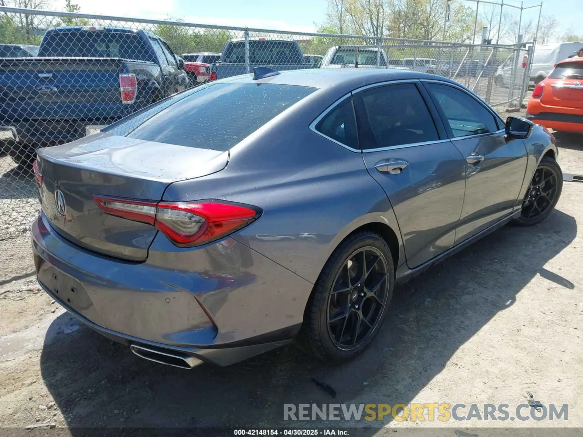 4 Photograph of a damaged car 19UUB5F61MA009117 ACURA TLX 2021